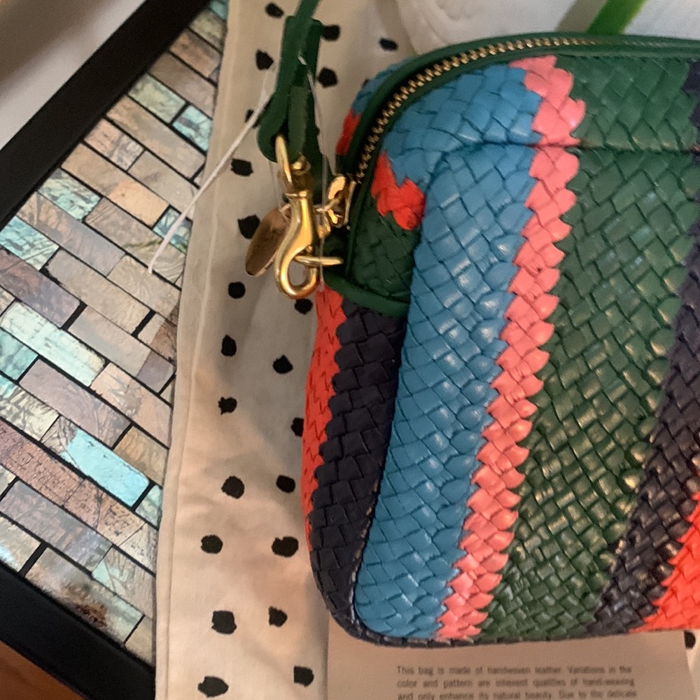 Clare V. Midi Sac Woven Leather Crossbody Bag
CLARE V. - Picture 8 of 17